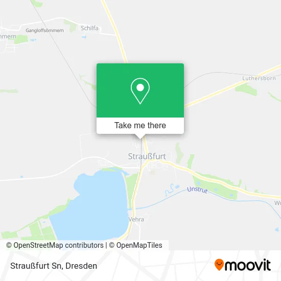 Карта Straußfurt Sn