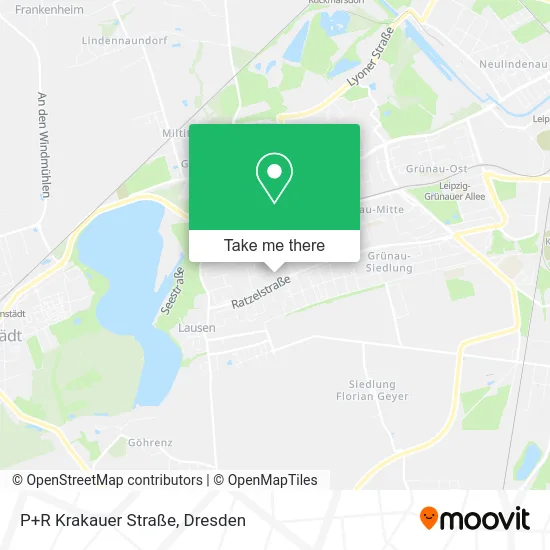 P+R Krakauer Straße map
