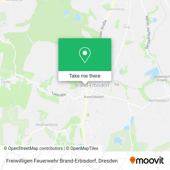 Карта Freiwilligen Feuerwehr Brand-Erbisdorf
