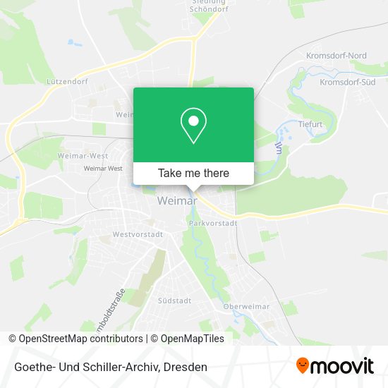 Карта Goethe- Und Schiller-Archiv