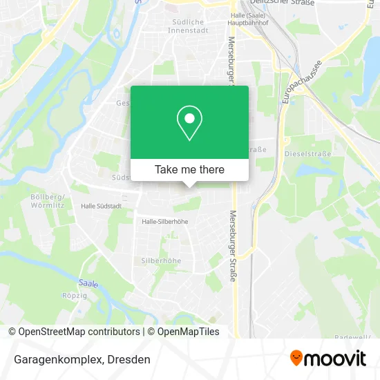 Карта Garagenkomplex