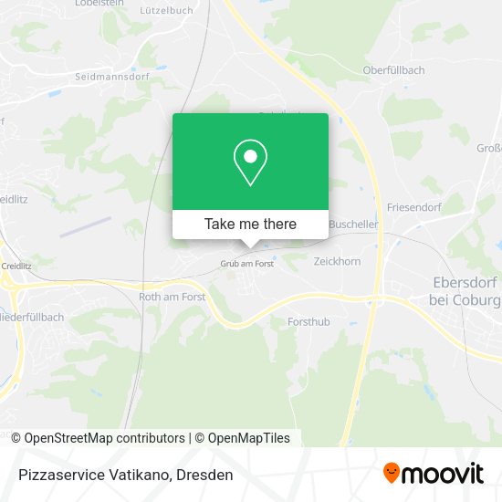 Карта Pizzaservice Vatikano