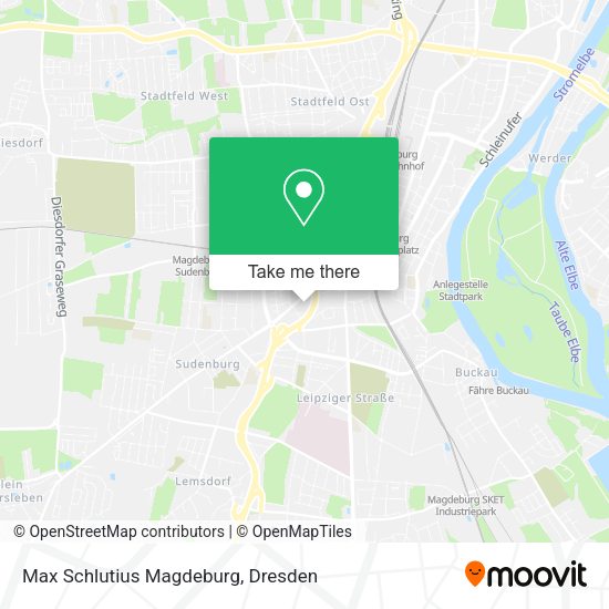 Карта Max Schlutius Magdeburg