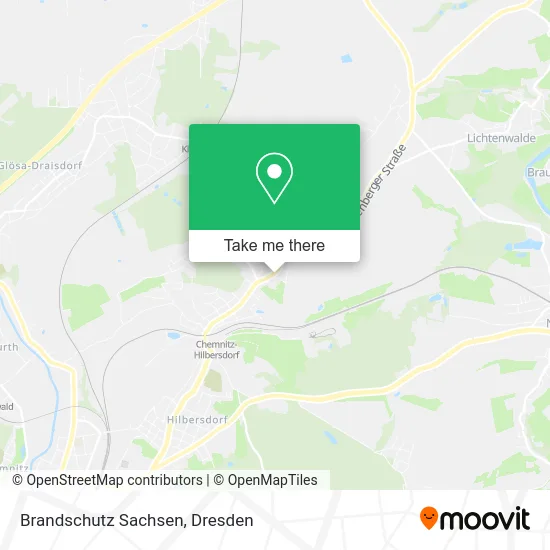 Карта Brandschutz Sachsen