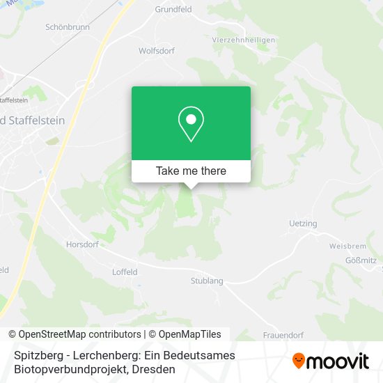 Карта Spitzberg - Lerchenberg: Ein Bedeutsames Biotopverbundprojekt