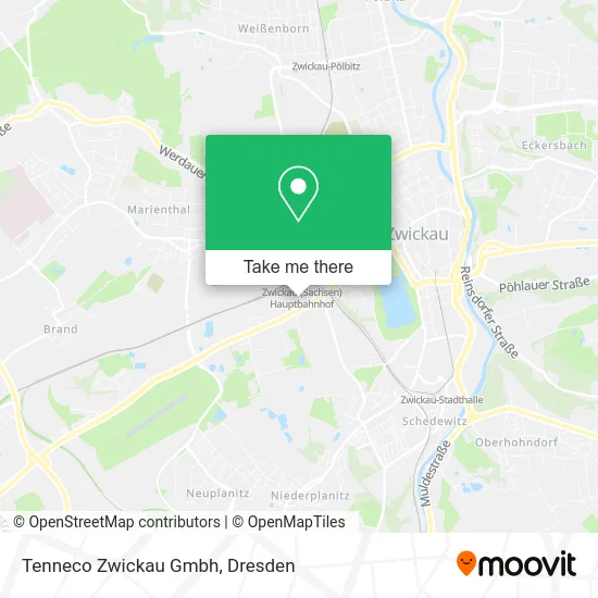 Карта Tenneco Zwickau Gmbh