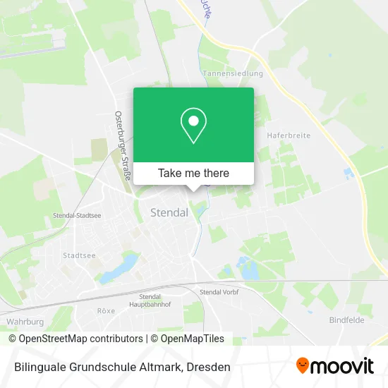 Карта Bilinguale Grundschule Altmark