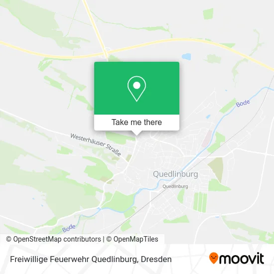Карта Freiwillige Feuerwehr Quedlinburg