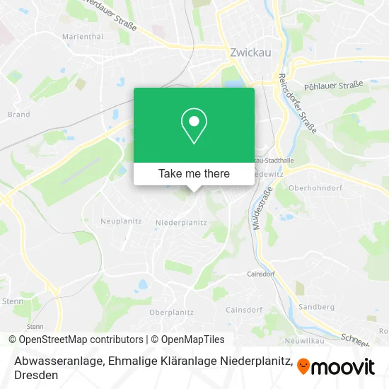 Карта Abwasseranlage, Ehmalige Kläranlage Niederplanitz