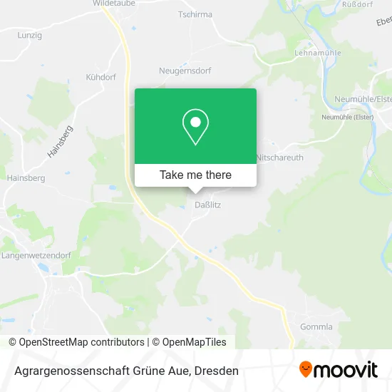 Карта Agrargenossenschaft Grüne Aue