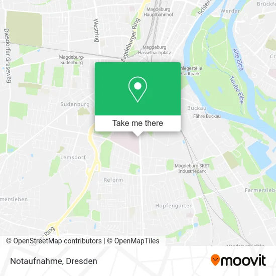 Карта Notaufnahme