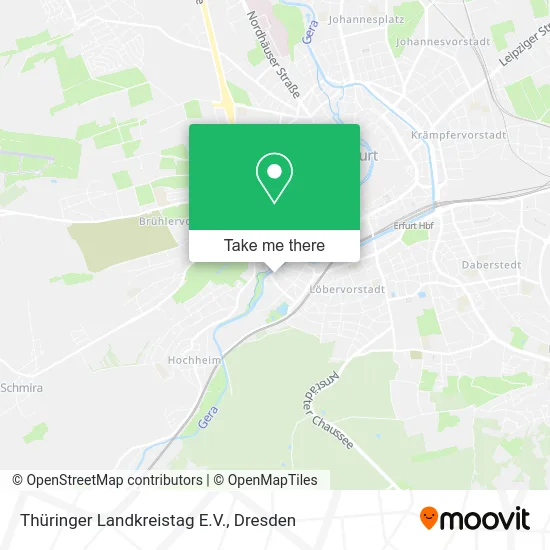 Карта Thüringer Landkreistag E.V.