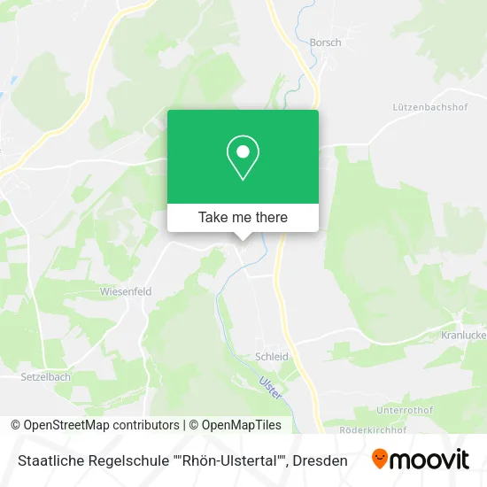 Карта Staatliche Regelschule ""Rhön-Ulstertal""