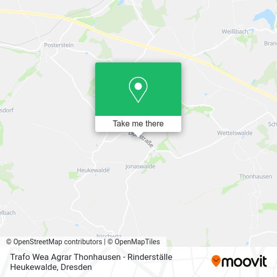 Карта Trafo Wea Agrar Thonhausen - Rinderställe Heukewalde