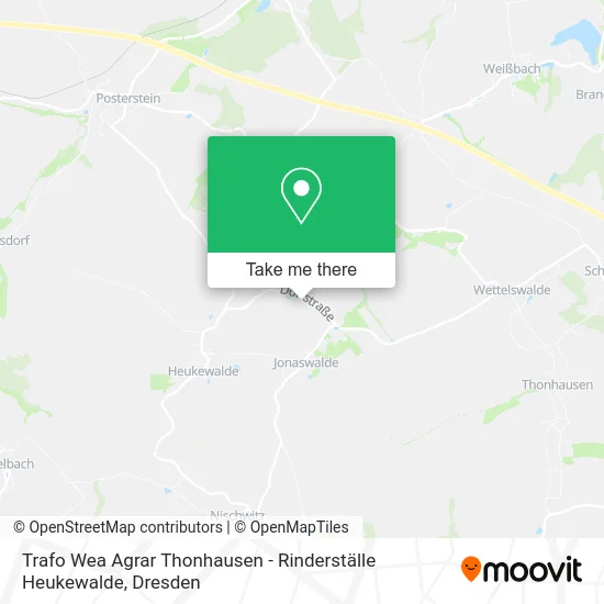 Карта Trafo Wea Agrar Thonhausen - Rinderställe Heukewalde