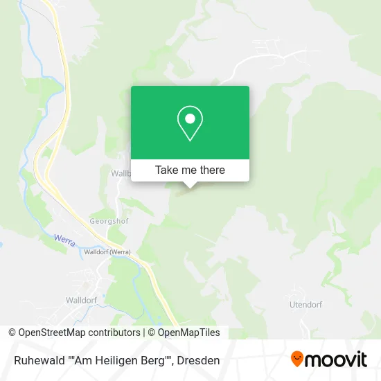 Карта Ruhewald ""Am Heiligen Berg""