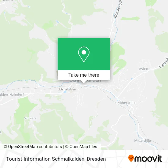 Карта Tourist-Information Schmalkalden
