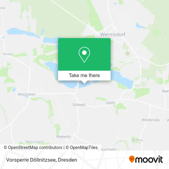 Карта Vorsperre Döllnitzsee