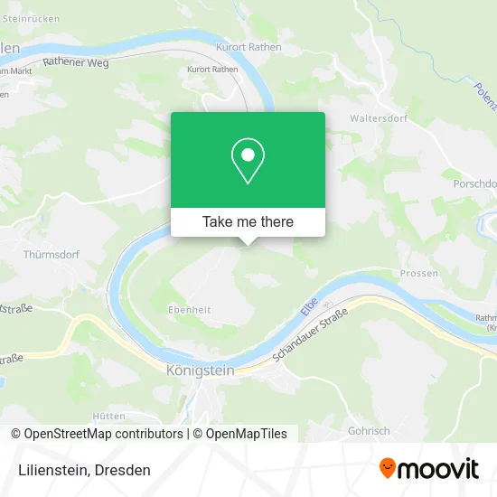 Карта Lilienstein