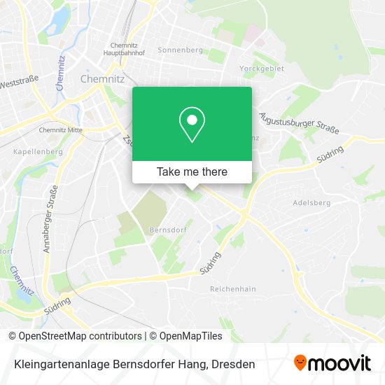 Карта Kleingartenanlage Bernsdorfer Hang
