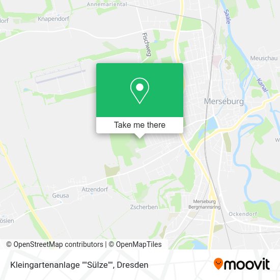 Карта Kleingartenanlage ""Sülze""