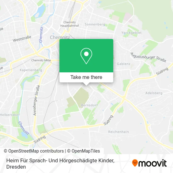 Карта Heim Für Sprach- Und Hörgeschädigte Kinder