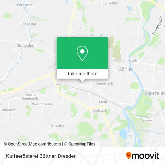 Карта Kaffeerösterei Büttner