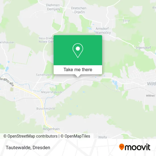 Карта Tautewalde