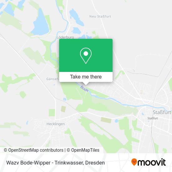 Карта Wazv Bode-Wipper - Trinkwasser