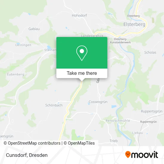 Cunsdorf map