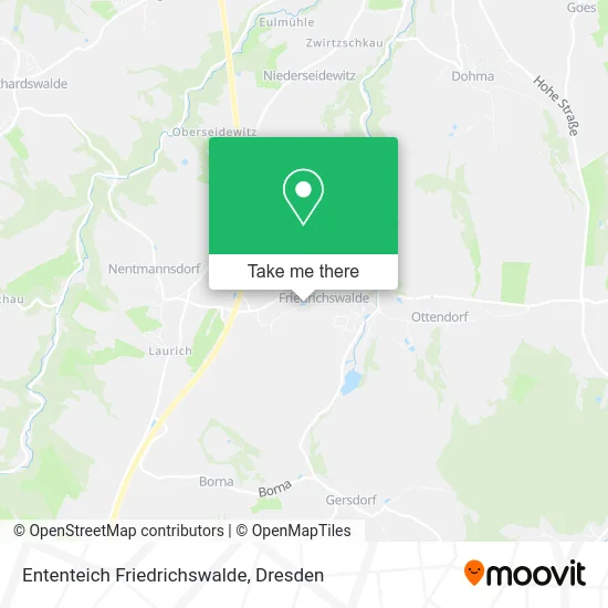 Карта Ententeich Friedrichswalde