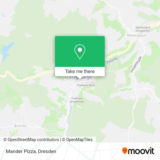 Карта Mander Pizza