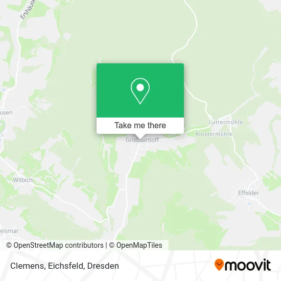 Карта Clemens, Eichsfeld