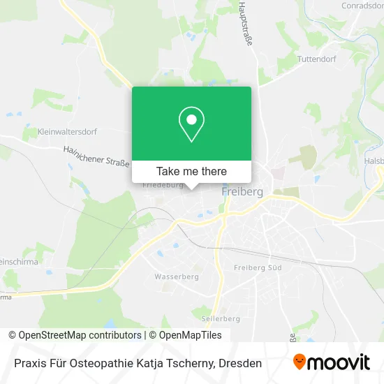 Карта Praxis Für Osteopathie Katja Tscherny