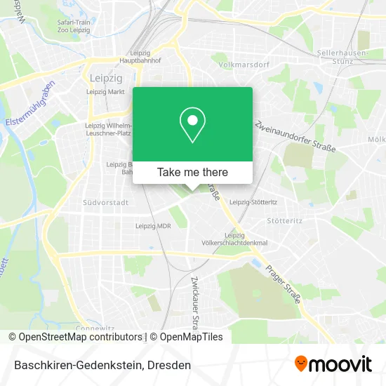 Карта Baschkiren-Gedenkstein