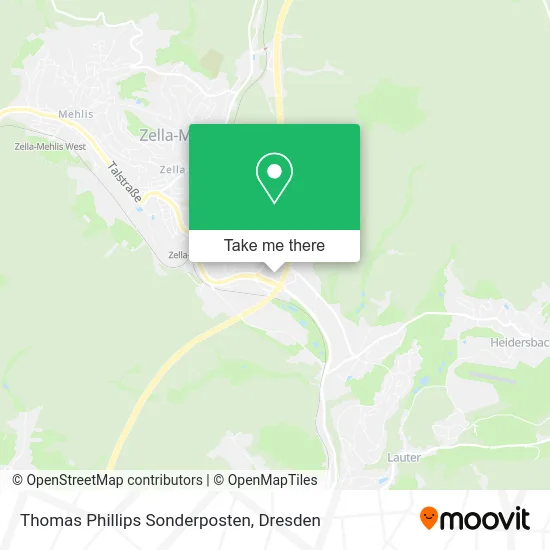 Карта Thomas Phillips Sonderposten