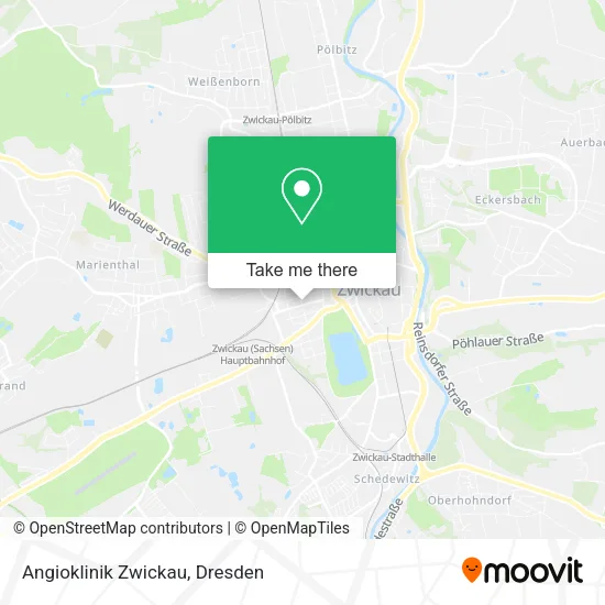 Карта Angioklinik Zwickau