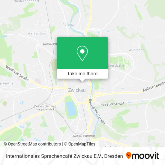 Карта Internationales Sprachencafé Zwickau E.V.