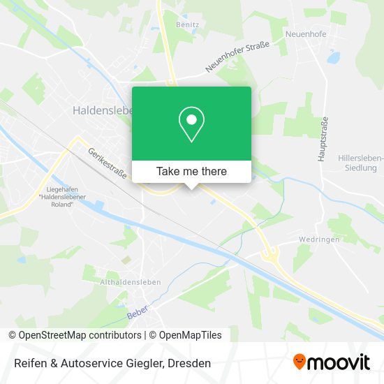 Карта Reifen & Autoservice Giegler