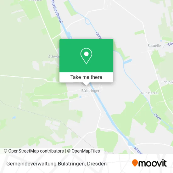 Карта Gemeindeverwaltung Bülstringen