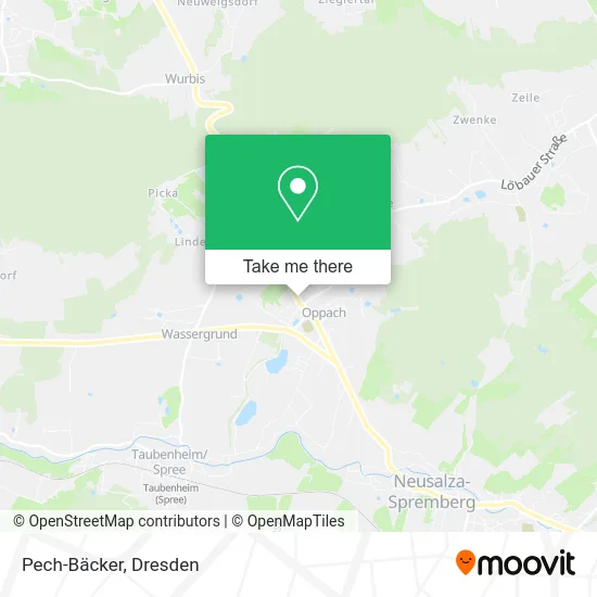 Карта Pech-Bäcker