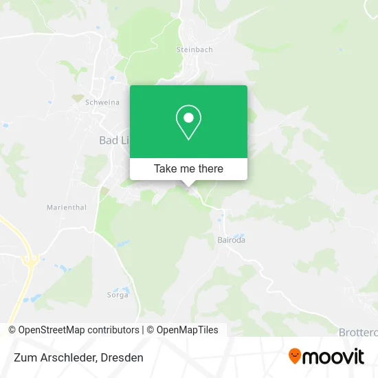 Карта Zum Arschleder