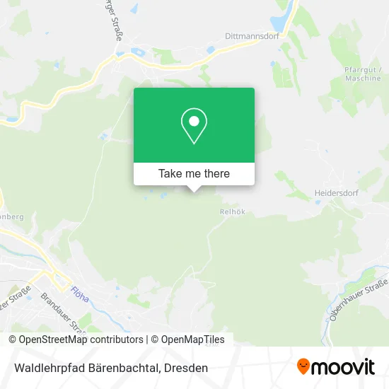 Карта Waldlehrpfad Bärenbachtal