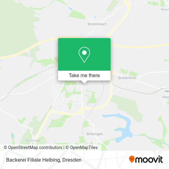 Карта Backerei Filiale Helbing