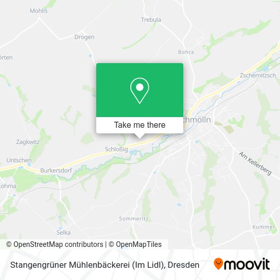 Карта Stangengrüner Mühlenbäckerei (Im Lidl)