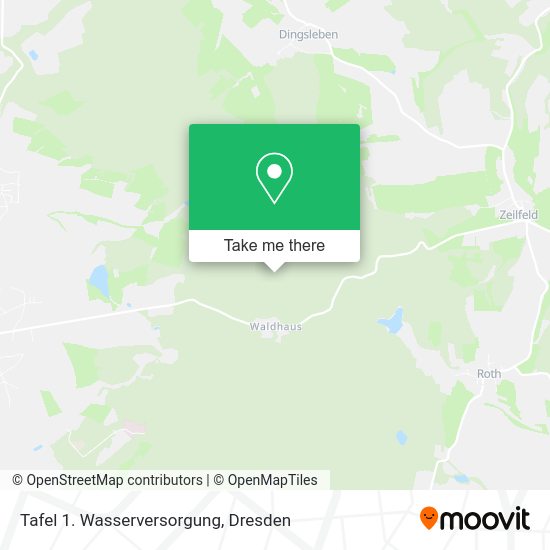 Карта Tafel 1. Wasserversorgung