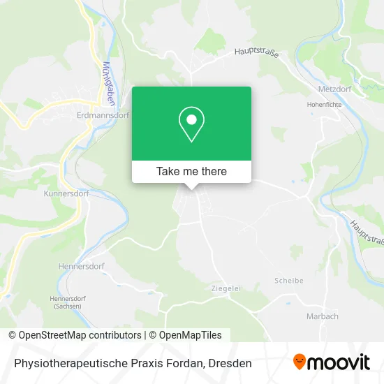 Карта Physiotherapeutische Praxis Fordan