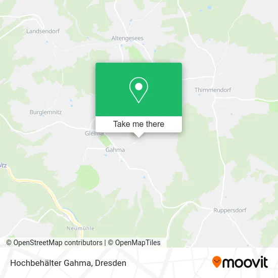 Карта Hochbehälter Gahma