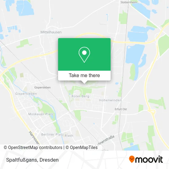 Карта Spaltfußgans