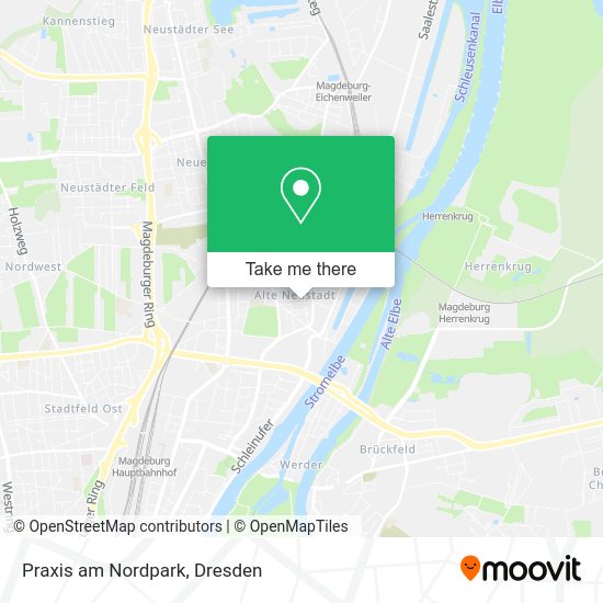 Карта Praxis am Nordpark